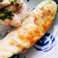 ☆mamingo☆'s cooksnap of when they made ズッキーニボート.