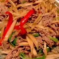 RieHen's cooksnap of when they made 【定番】牛肉とゴボウのピリ甘辛炒め.