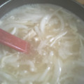 ﾌﾞﾚﾝﾀﾞ's cooksnap of when they made えのきと玉ねぎの鶏汁.