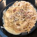 クックO3YPCI☆'s cooksnap of when they made 生クリーム不要！ヨーグルトカルボナーラ.