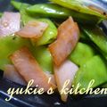 yukiはぴ's cooksnap of when they made さやえんどうのクレソル＆ガーリック炒め♪.