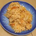 きらり流れ星's cooksnap of when they made シャキシャキピリ辛♪キムチチャーハン.