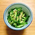 pnkdiamond's cooksnap of when they made ちょいと一品★千切りキュウリの即席ナムル.