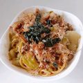 かるぼスパ's cooksnap of when they made 「ソースやきそば風スパゲッティー」.
