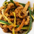 J_son's cooksnap of when they made 豚肉の細切り揚げときゅうりの甘酢和え.