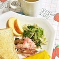 mmameco's cooksnap of when they made もやしと三つ葉のおかかあえ.
