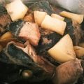 みよ～'s cooksnap of when they made 圧力鍋でぶりのあら煮（ブリ大根）.