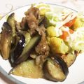 アラフィフ新米主婦♪'s cooksnap of when they made 揚げ焼きなすと豚肉のごま味噌ポン酢.