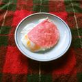 花時計咲いた's cooksnap of when they made お弁当に★レンチン簡単♪ハムのりたまご♡.
