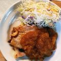 sada☆maru's cooksnap of when they made ＊ポークソテー♪和風オニオンソースで＊.