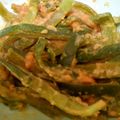 ウルトラの次女's cooksnap of when they made 冬瓜の皮で即席味噌漬け☆レンジで2分！.
