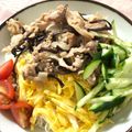 堀端のさくらさん's cooksnap of when they made 夏のスタミナ！！牛肉ぶっかけそうめん.