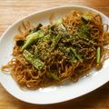 花時計咲いた's cooksnap of when they made 小松菜入り焼きそば.