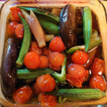 料理するおっさん's cooksnap of when they made めんつゆで簡単！夏野菜の揚げ浸し.