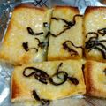 マヨビーム's cooksnap of when they made 簡単おつまみ＊餅入り油揚げの塩昆布ピザ.