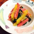 kaokaofood's cooksnap of when they made カラフル♪スイスチャードのナムル♪.