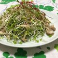 おはなすき's cooksnap of when they made スーパースプラウトときのこのナムル.