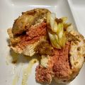 チーの's cooksnap of when they made 鶏むね肉のチーズたらこロール.