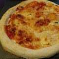 ぐでたまパン's cooksnap of when they made 冷凍のピザ生地でチーズ&チーズピザ.