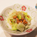 sakurasak☆'s cooksnap of when they made 簡単◎キャベしら納豆和え.