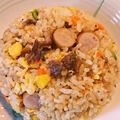 ランドセル餅's cooksnap of when they made 簡単ランチ！ソーセージでバター炒飯.