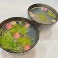 ゆにこーん☆'s cooksnap of when they made お食い初めメニュー② 蛤のお吸い物.