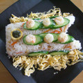 nahotamama's cooksnap of when they made 鯉のぼりの簡単押し寿司.