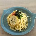 たべものにっき　tabemono's cooksnap of when they made バターと白だしで♪たらこスパ♪.