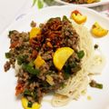 ちゃんゆい0820's cooksnap of when they made 夏におすすめ！ピリ辛スタミナそうめん.