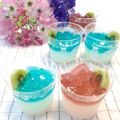 ゆづキッチン's cooksnap of when they made 雨上り キラキラ紫陽花ゼリー.