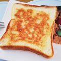 dandandan's cooksnap of when they made Sizzlerのチーズトースト.