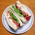 クックY08S17☆'s cooksnap of when they made トマト・レタス・たまごのサンドイッチ.