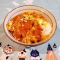 Richland☆Y's cooksnap of when they made まんぷく(*˘︶˘*)カツ丼～♪.