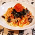 Richland☆Y's cooksnap of when they made たらこときのこのクリームパスタ♡.