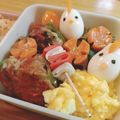 mayumi@bassist's cooksnap of when they made お弁当☆うずら卵でヒヨコとニワトリ.