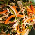 梅ﾆｬﾝ's cooksnap of when they made 超簡単☆人参・ほうれん草・モヤシのナムル.