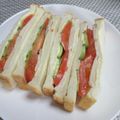 ジョングレ's cooksnap of when they made サラダチキンサンドウィッチ.