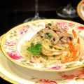 YuriHasu's cooksnap of when they made 本格*ポルチーニ茸のクリームパスタ.