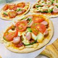 U☆kaoru's cooksnap of when they made トルティーヤでピザ.