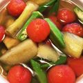 kazukichi☆'s cooksnap of when they made トマト・オクラ・なす　夏野菜の冷たい煮物.