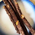 ひいらぎ126's cooksnap of when they made 強力粉でガリガリ！ココアおからプリッツ　.