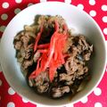 クックQXNV18☆'s cooksnap of when they made 麺つゆで！簡単！吉○家風牛丼.