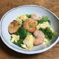 ちびぢゅんち's cooksnap of when they made エビ・卵・レタスの中華炒め♪.