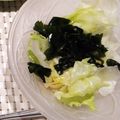 eiyoushi's cooksnap of when they made レタスとわかめのサラダ.