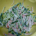 ☆ドキンちゃん☆”'s cooksnap of when they made きゅうりとカニカマのマヨネーズ和え.