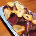 チコリママ's cooksnap of when they made にんにくチップが香ばしい☆鰹のたたき.