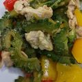 クックEKELXT☆'s cooksnap of when they made 簡単！豚バラとゴーヤーとパプリカの炒め物.