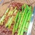 ペキのリリー's cooksnap of when they made めんつゆで簡単！アスパラの焼きびたし.