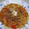 ジョングレ's cooksnap of when they made 茹でないパスタで一人節約昼食.