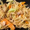 FrankAM's cooksnap of when they made ウスターソースで簡単やきそば.